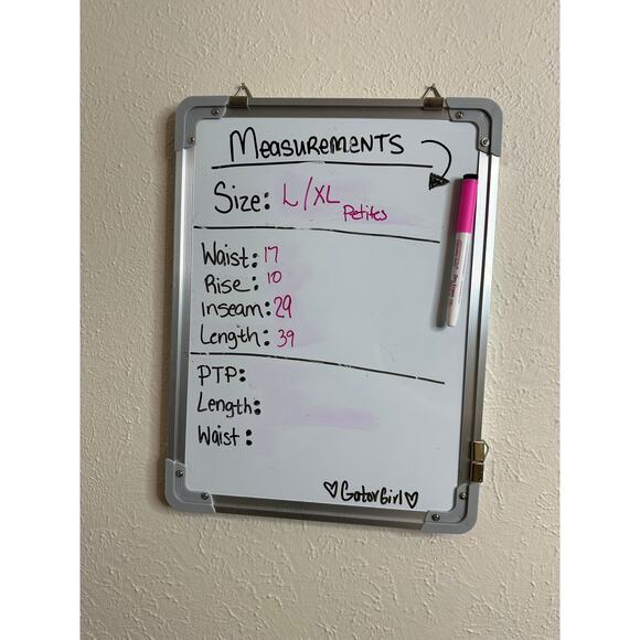 Talbots Woman's Petite Size Large Signature 100% Black Linen Trouser Pants - Picture 10 of 10